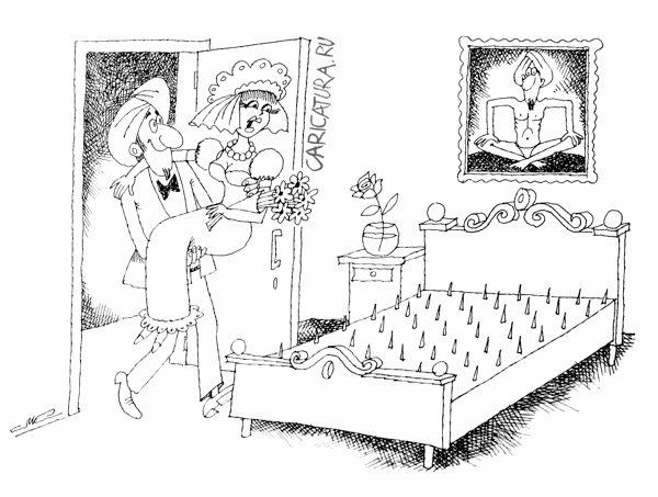 Картинки, юмор, Карикатура Медовый месяц